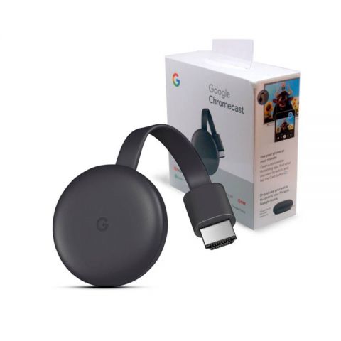 Google Chromecast 3 (3rd Generation) HDMI Streaming Media Player for TV Dongle